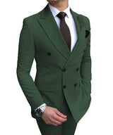 Double Breasted Formal Prom Office Party Suit