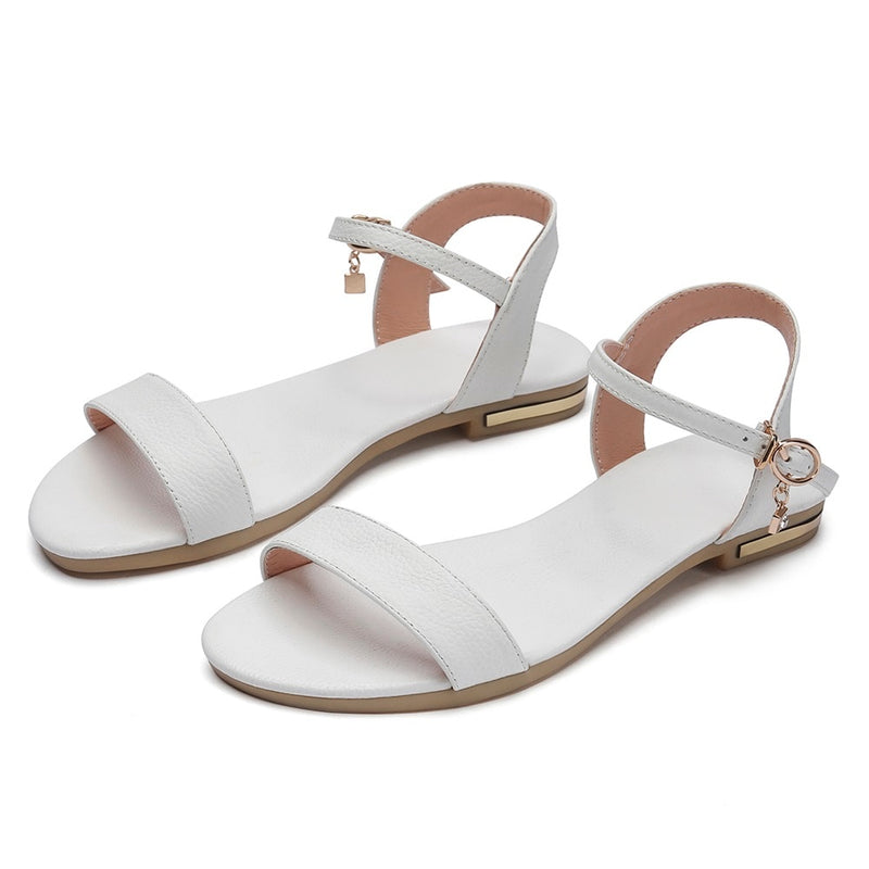 New genuine leather sandals