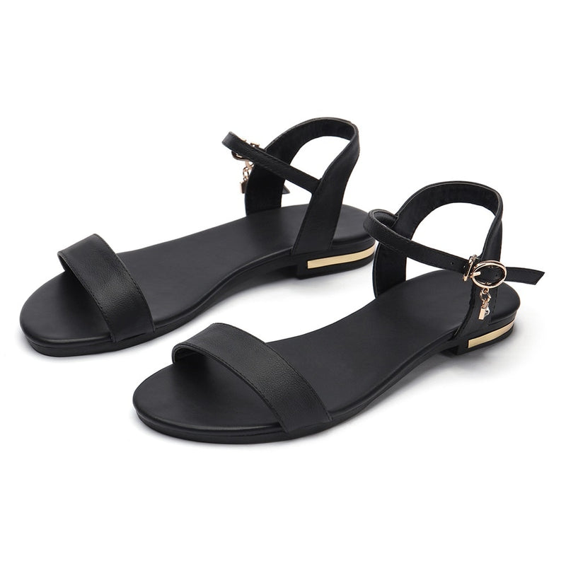 New genuine leather sandals