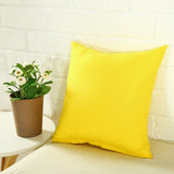 YWZN Solid Candy Color Pillowcases