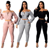 Tracksuit For Women Long Sleeve Hoody Pants