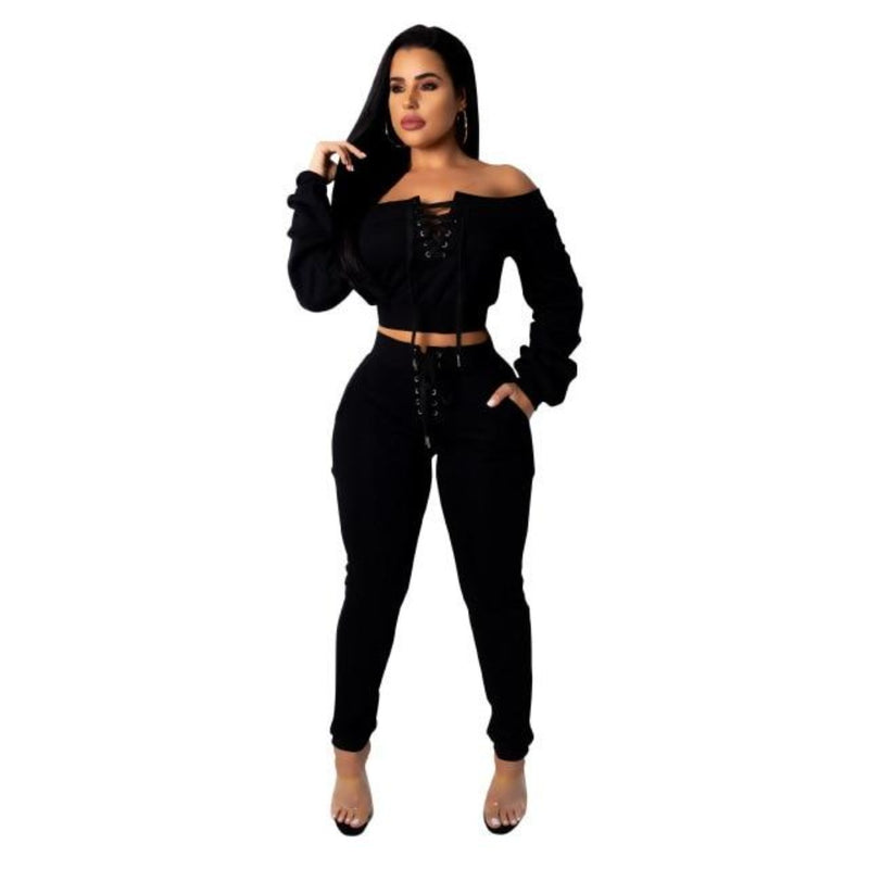 Tracksuit For Women Long Sleeve Hoody Pants