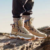 Men Hiking Shoes Mid-top Waterproof
