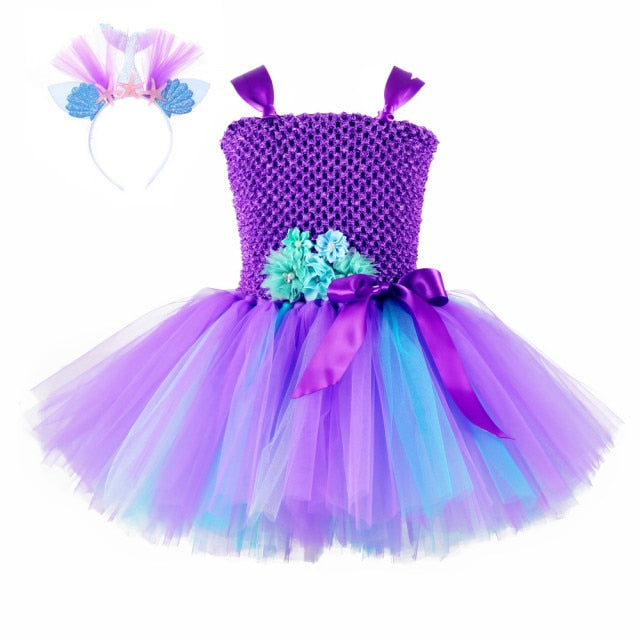 Pastel Mermaid Under the Sea Birthday Party Costume