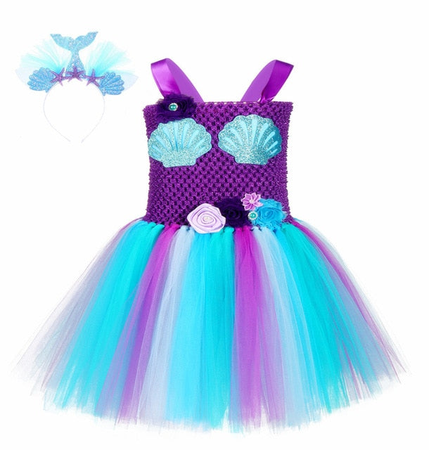 Pastel Mermaid Under the Sea Birthday Party Costume