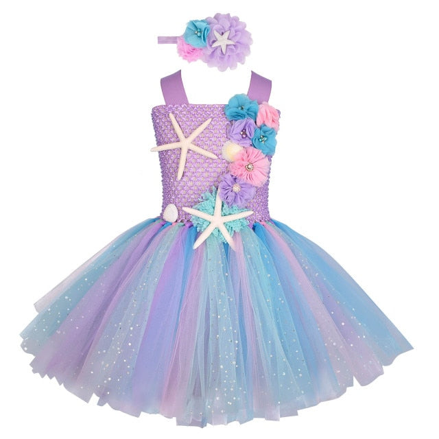 Pastel Mermaid Under the Sea Birthday Party Costume