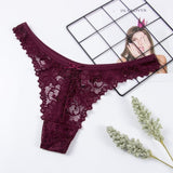 Womens Sexy Lace Panties Underwear G-String Thongs