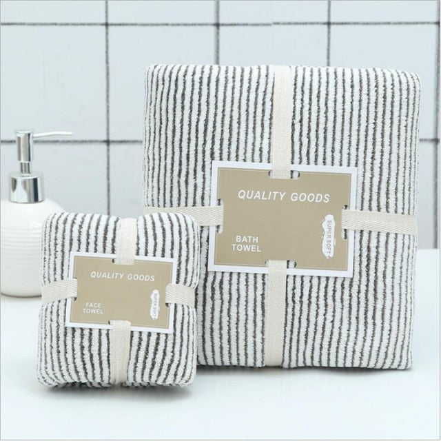 Absorbent Bamboo Carbon Fiber Household Bathroom Towel