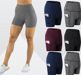 Slim Fit High Waist Shorts Quick Dry Fitness Stretch Hot Pants