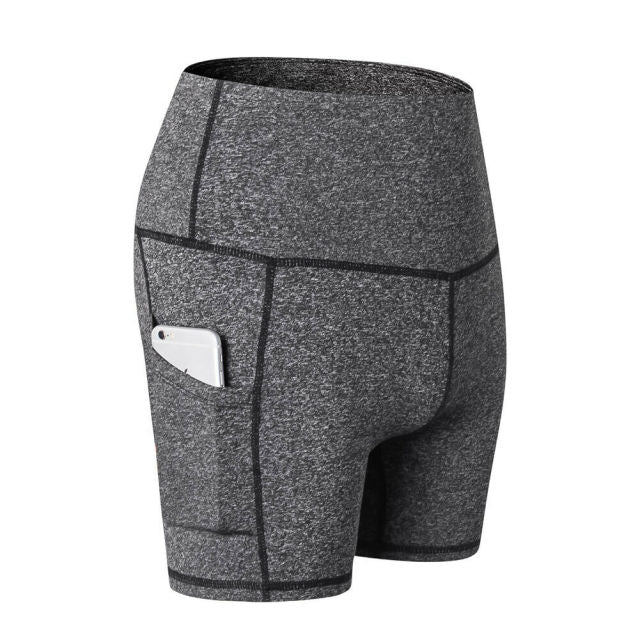 Slim Fit High Waist Shorts Quick Dry Fitness Stretch Hot Pants
