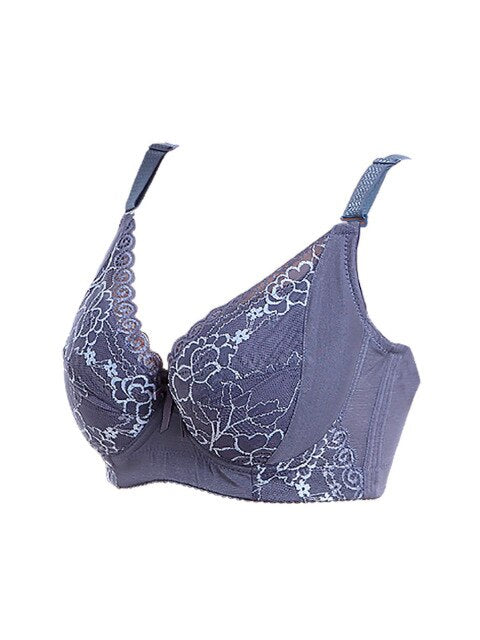 Cotton Full Cup New One Piece Side Gathering Lace Bras