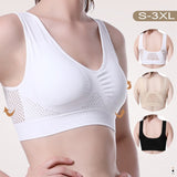 Cotton Breathable Wireless With Pads Seamless Bra