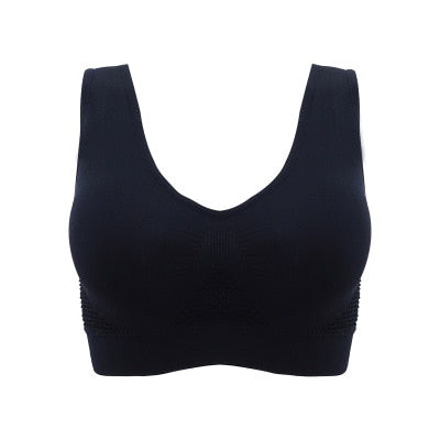 Cotton Breathable Wireless With Pads Seamless Bra