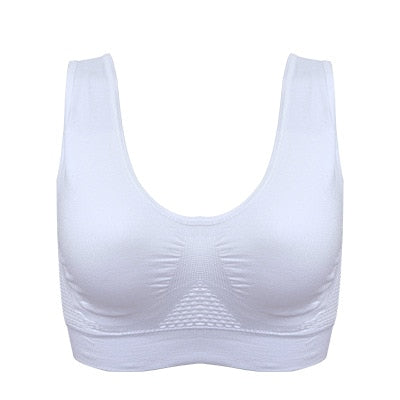 Cotton Breathable Wireless With Pads Seamless Bra