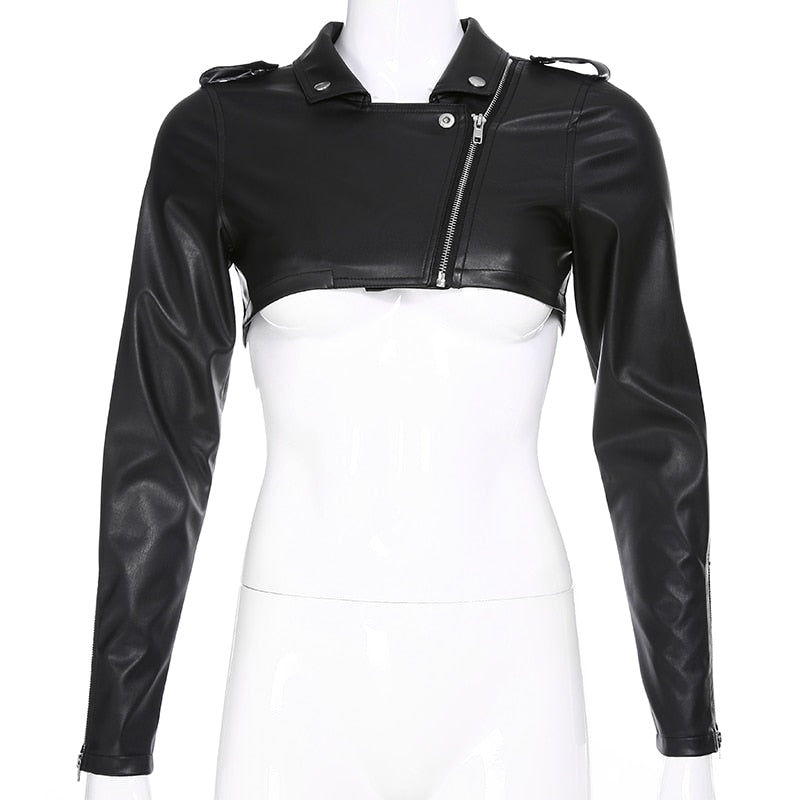 Darlingaga Street Motorcycle Faux Leather Jacket