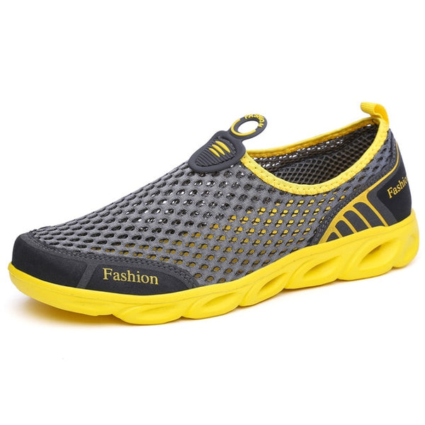 Men Casual Shoes Sneakers Fashion Light Breathable Summer Sandals Outdoor Beach Vacation Mesh Shoes Zapatos De Hombre Men Shoes
