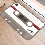 Cassette Tape Anti Slip Bathroom mat