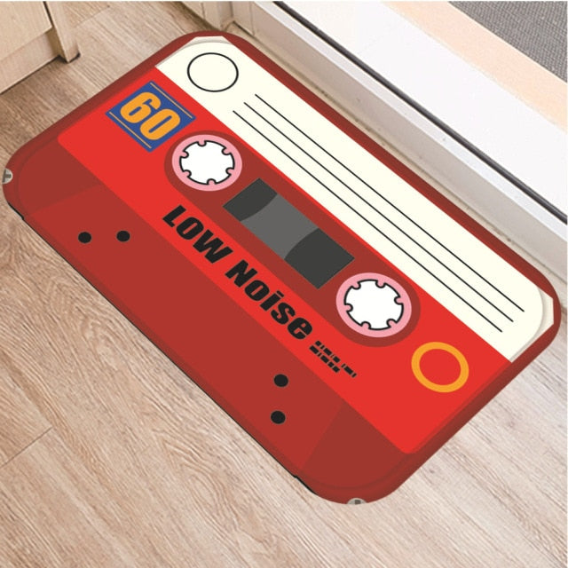 Cassette Tape Anti Slip Bathroom mat