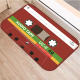 Cassette Tape Anti Slip Bathroom mat
