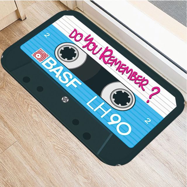Cassette Tape Anti Slip Bathroom mat