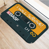 Cassette Tape Anti Slip Bathroom mat