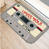 Cassette Tape Anti Slip Bathroom mat