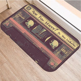 Cassette Tape Anti Slip Bathroom mat