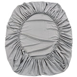 Soft Fitted sheet With Elastic Band solid Bed Sheet Cover