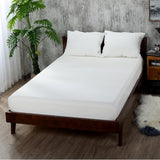 Soft Fitted sheet With Elastic Band solid Bed Sheet Cover