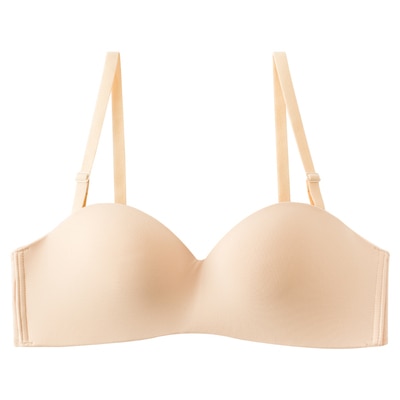 Invisible Strapless Seamless Underwear 1/2 Cup Bra