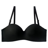 Invisible Strapless Seamless Underwear 1/2 Cup Bra