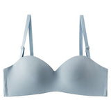 Invisible Strapless Seamless Underwear 1/2 Cup Bra