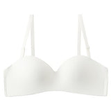 Invisible Strapless Seamless Underwear 1/2 Cup Bra