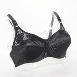 Hollow embroidery Support Underwired Floral Bra