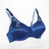 Hollow embroidery Support Underwired Floral Bra
