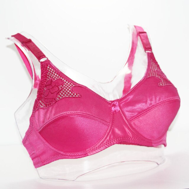 Hollow embroidery Support Underwired Floral Bra