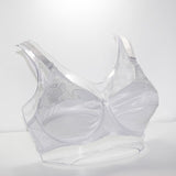 Hollow embroidery Support Underwired Floral Bra