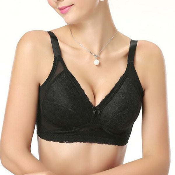 Womens Lingerie Wireless Embroidered brassiere