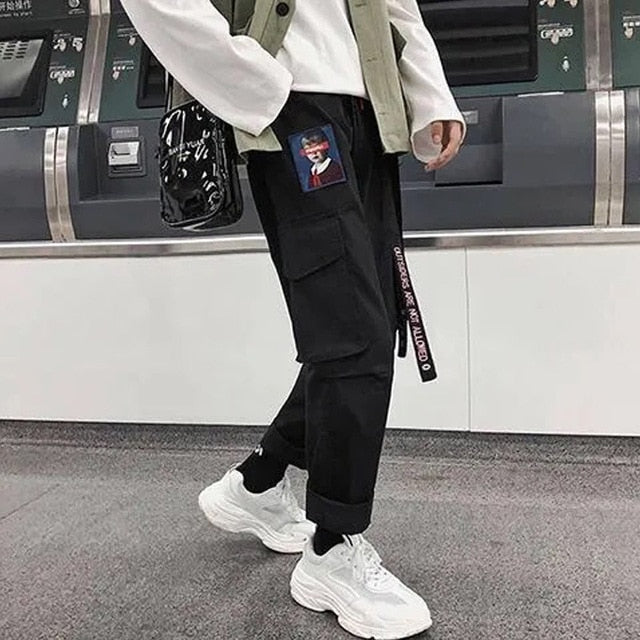 Hip Hop Women Cargo Pants High Waist
