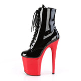 Fashion Platform Black Pole Dancing Boots