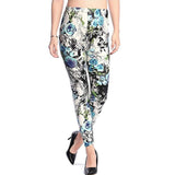 Floral Patterned Print Leggings