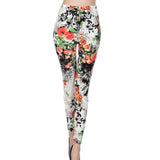 Floral Patterned Print Leggings