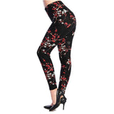 Floral Patterned Print Leggings