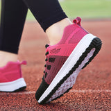 Mesh Lace Up Flat tennis Shoes