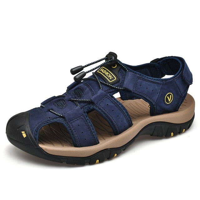 Genuine Leather Men Sandals