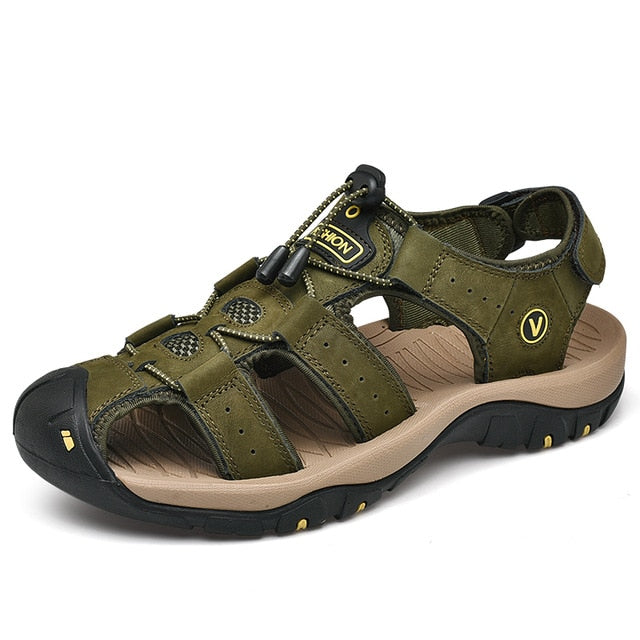 Genuine Leather Men Sandals