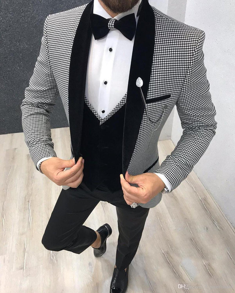 Elegant 3 Piece Morning Dinner Party Prom Suit