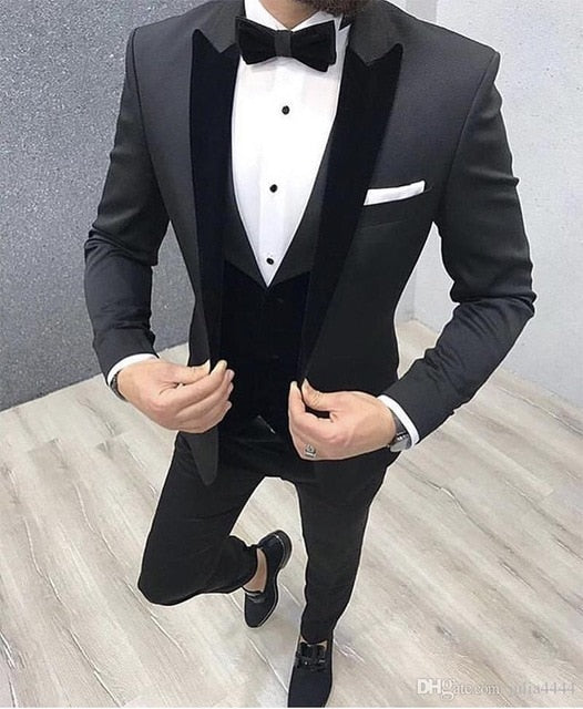 Elegant 3 Piece Morning Dinner Party Prom Suit