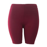 Casual Fitness Half High Waist Quick Dry Skinny Bike Shorts
