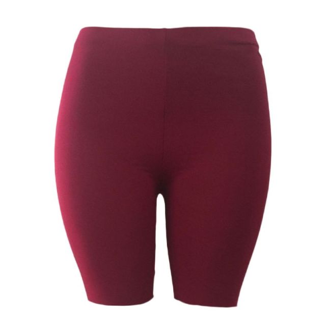 Casual Fitness Half High Waist Quick Dry Skinny Bike Shorts